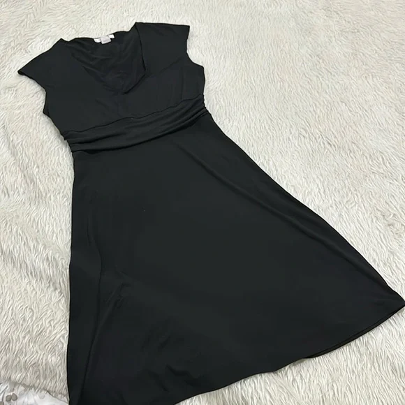 princess polly baby blue dress Beyond Travel Maxi Dress - Jet Black main image 0